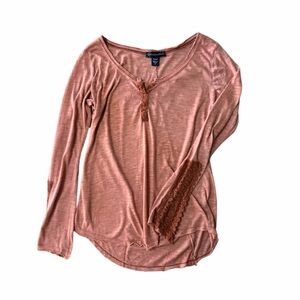 Socialite Long-Sleeve Embroidered Shirt